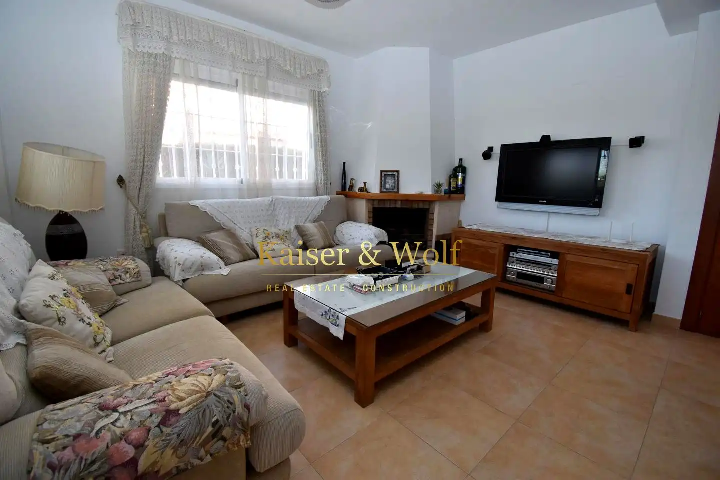 Sala de estar de Casa o chalet en venta en Santa Pola con Aire acondicionado, Jardín privado y Terraza