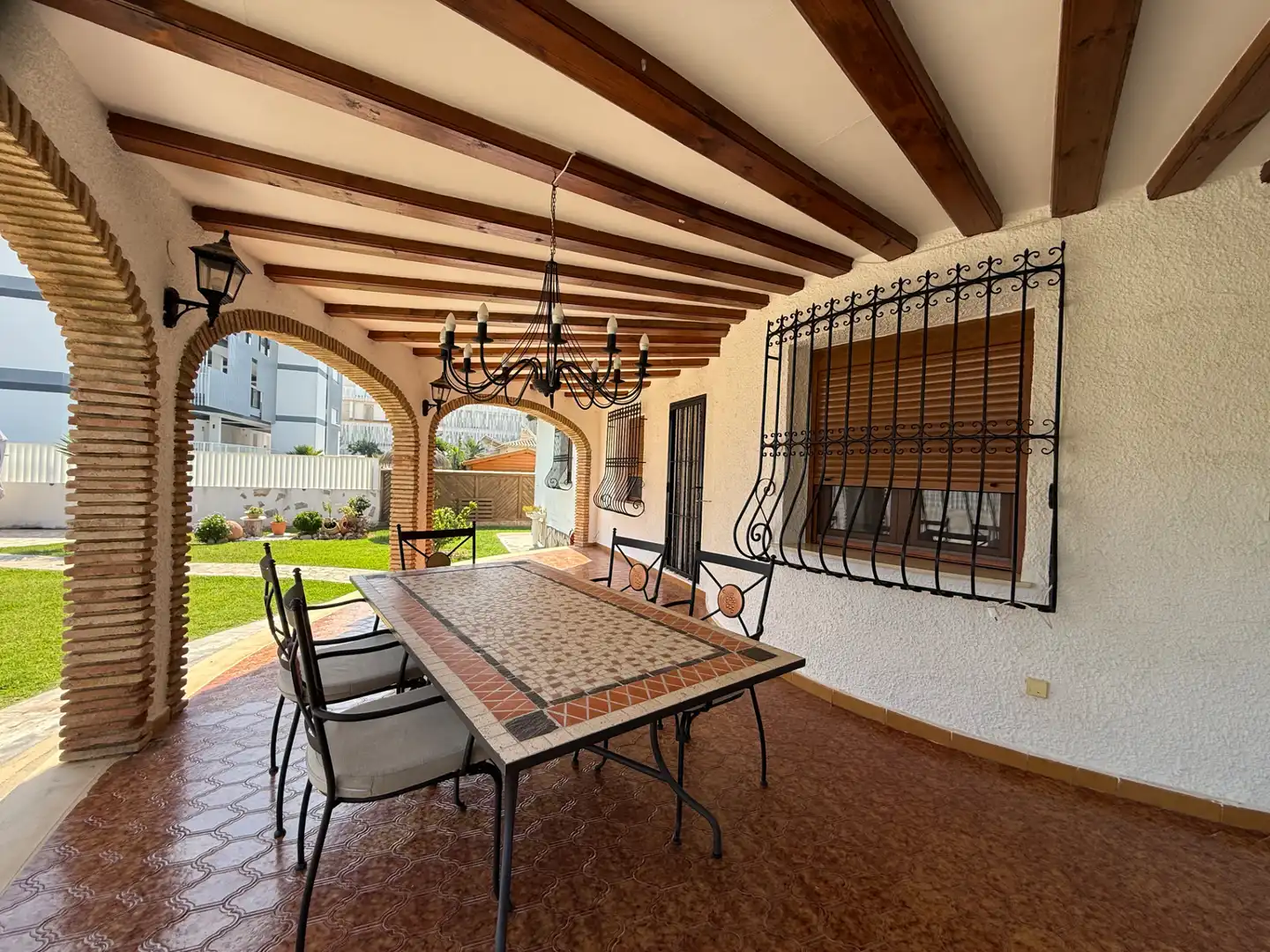 Terrace of Houses for rent in Dénia  with Air Conditioner, Heating and Private garden