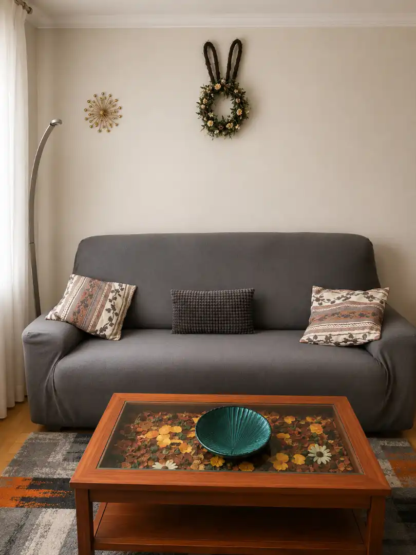 Living room of Flat for rent in Santander  with Furnished and Oven