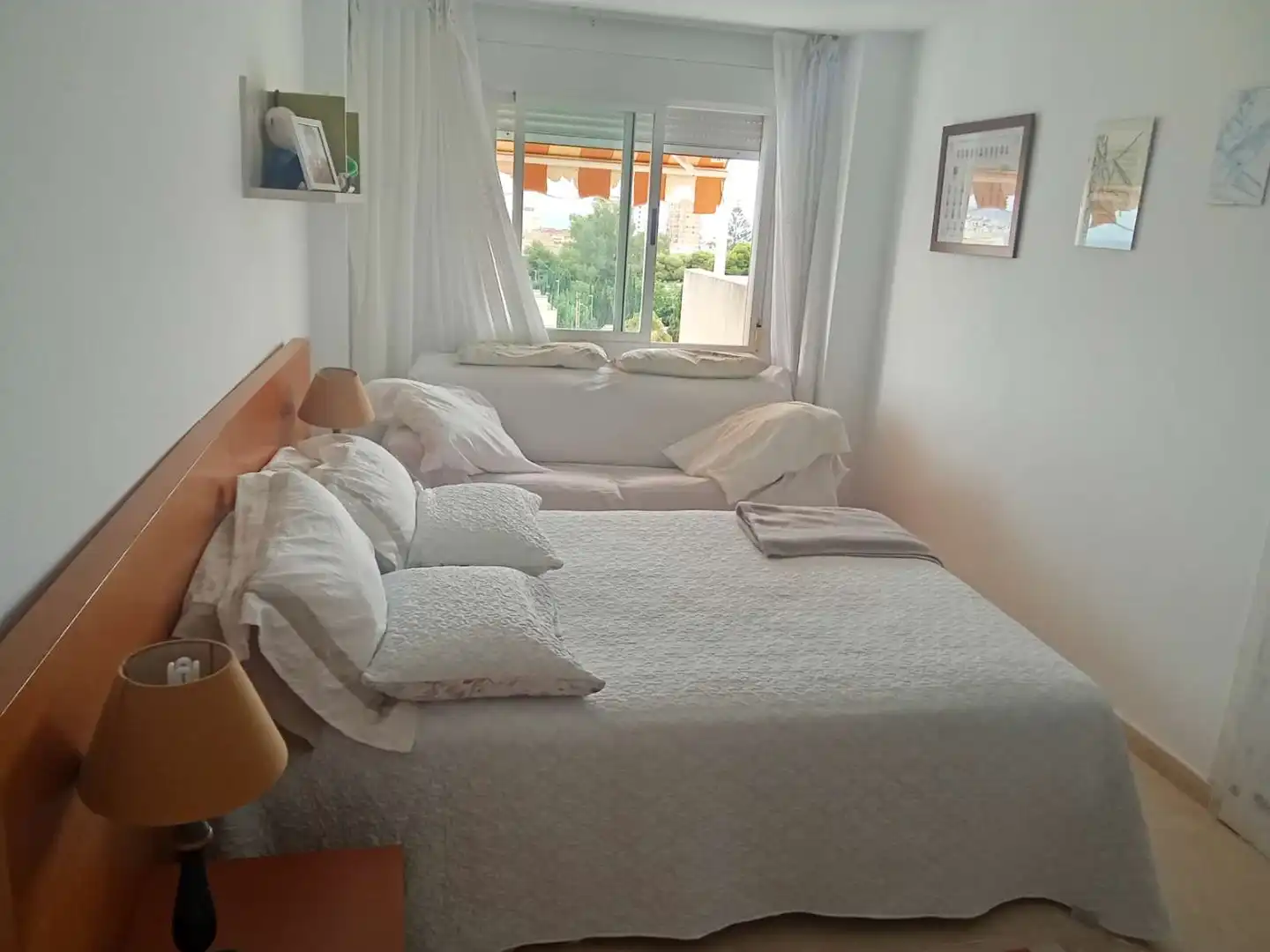 Schlafzimmer von Maisonette zum Verkauf in Oropesa del Mar / Orpesa mit Klimaanlage, Schwimmbad und Möbliert
