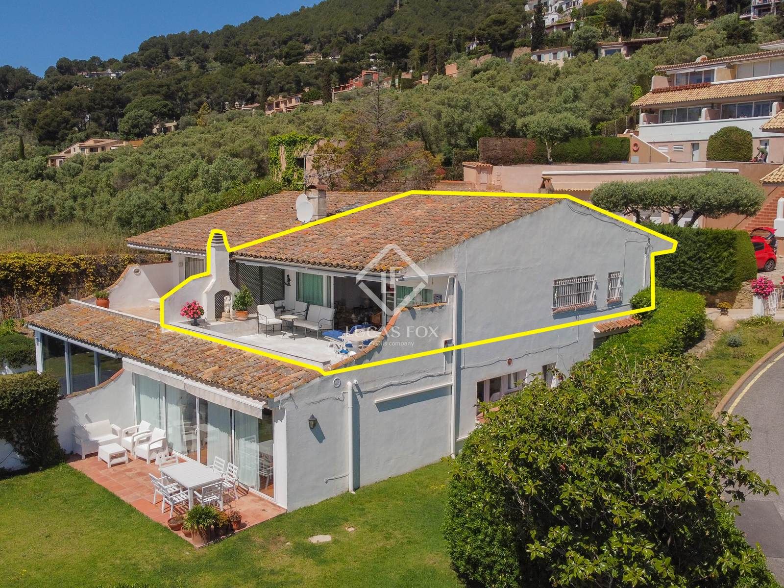 Exterior view of Flat for sale in Begur  with Air Conditioner, Heating and Terrace