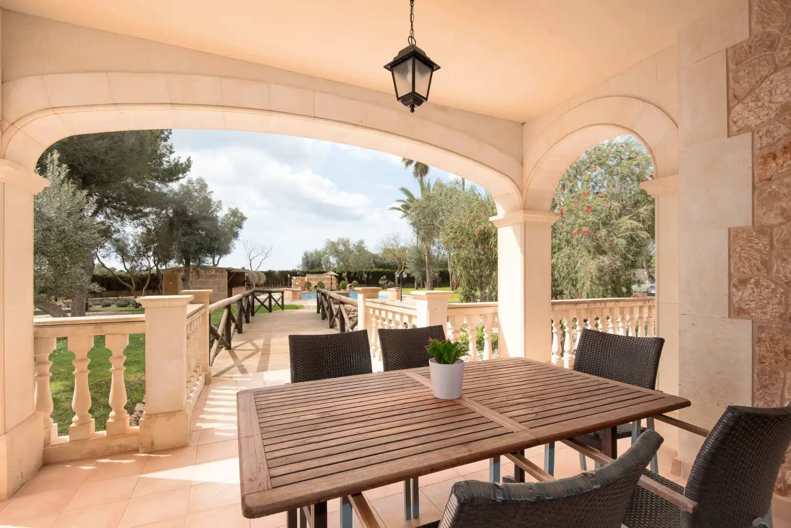Terrassa de Finca rústica en venda en Llucmajor amb Aire condicionat, Calefacció i Jardí privat