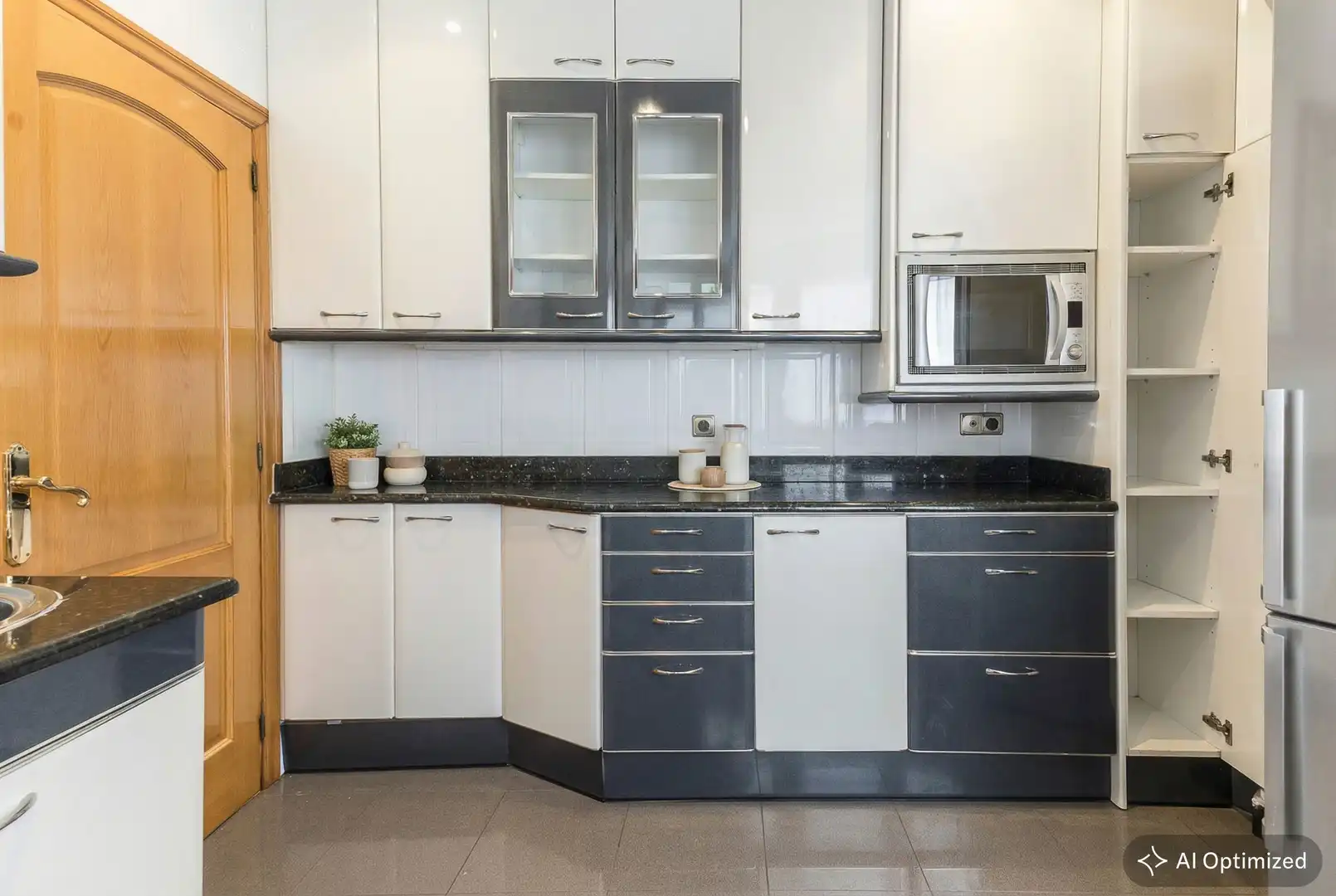 Cocina de Casa adosada en venta en Barcelona con Calefacción