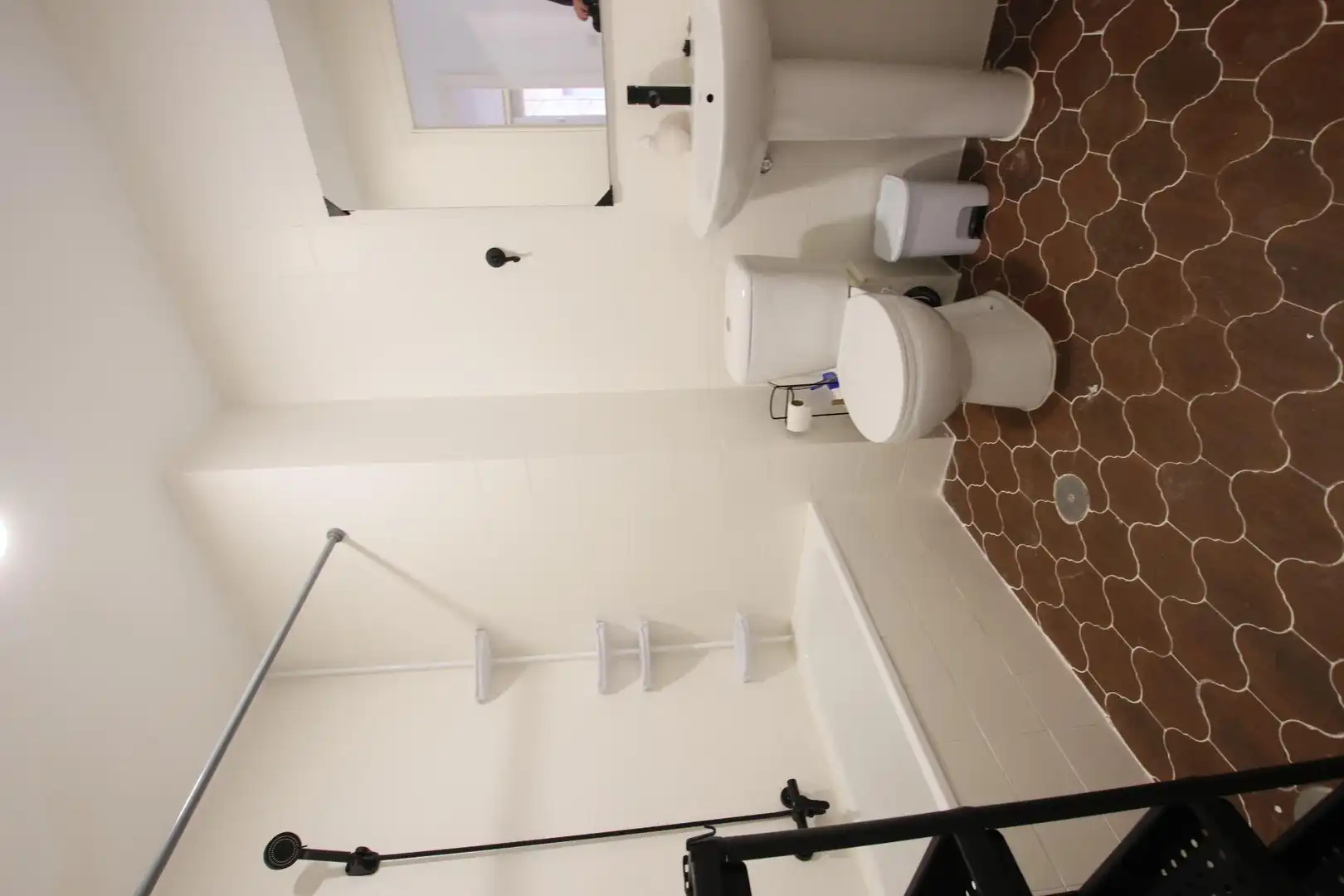 Baño de Piso de alquiler en Badajoz con Terraza y Amueblado