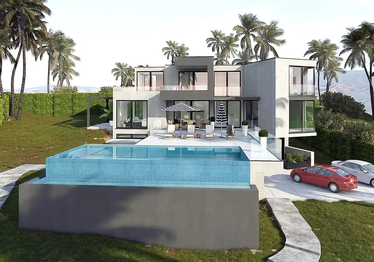 Piscina de Casa o xalet en venda en Marbella