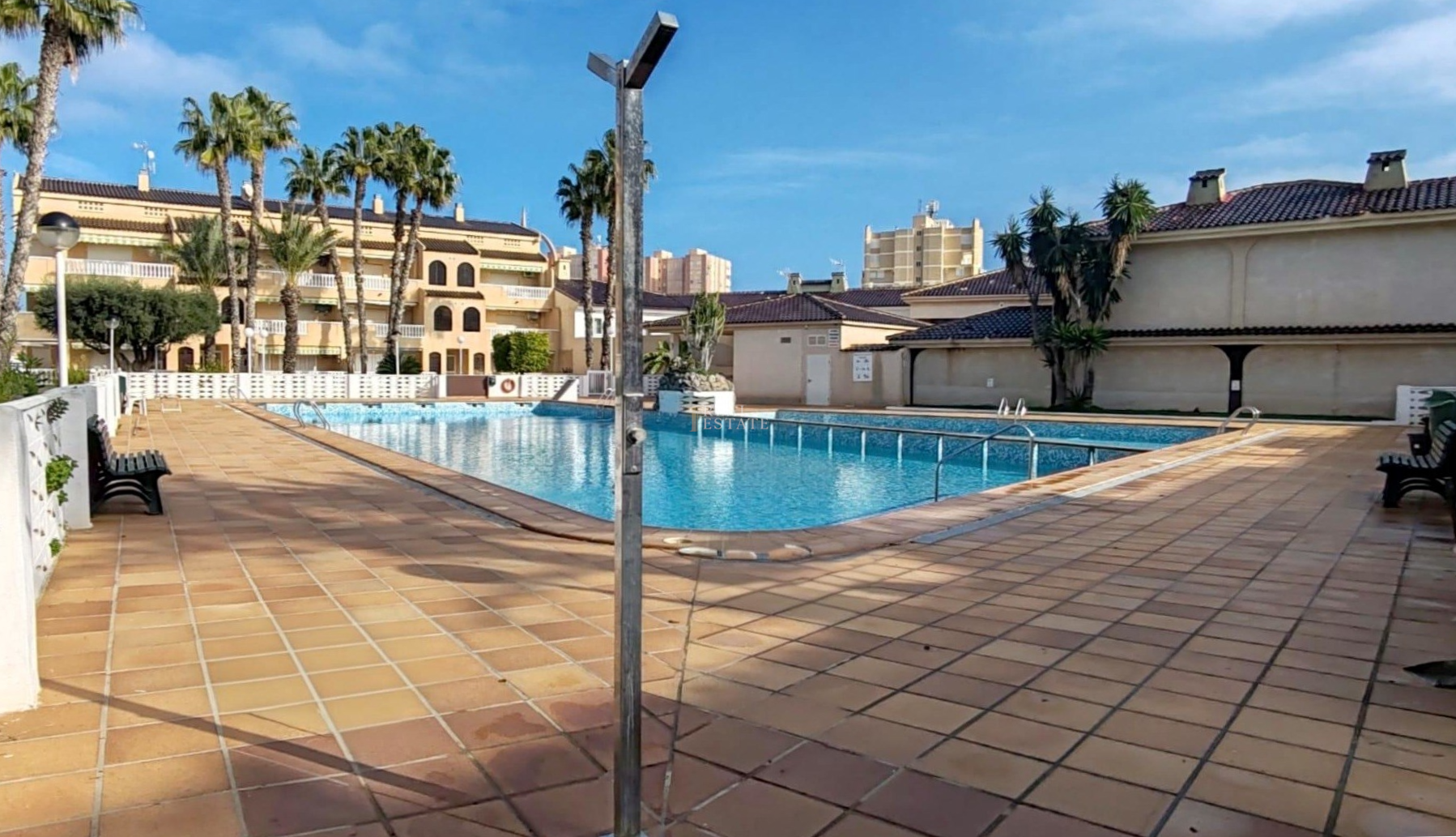 Swimming pool of Flat for sale in La Manga del Mar Menor  with Heating, Terrace and Swimming Pool
