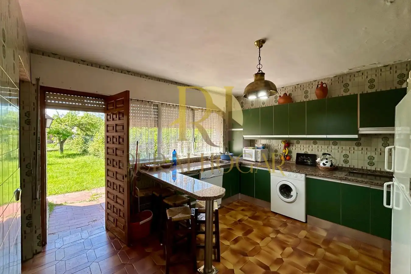 Cocina de Casa o chalet en venta en Matallana de Torío con Jardín privado