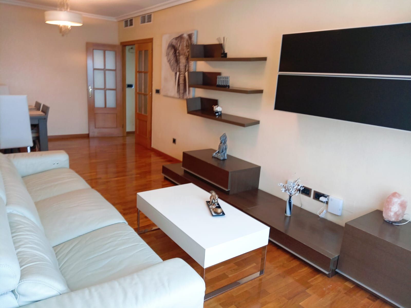 Sala d'estar de Pis en venda en  Murcia Capital amb Aire condicionat, Calefacció i Parquet
