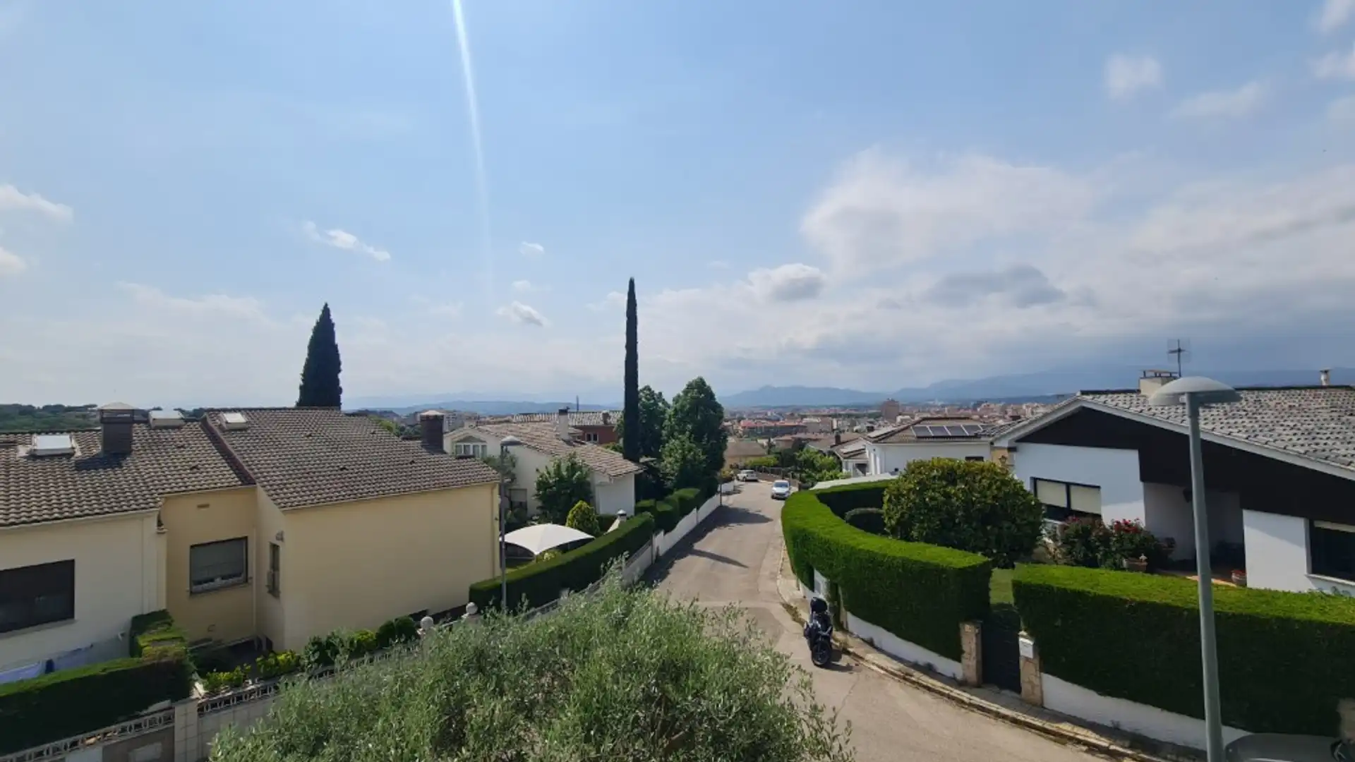 Exterior view of Houses for sale in Girona Capital  with Private garden and Terrace