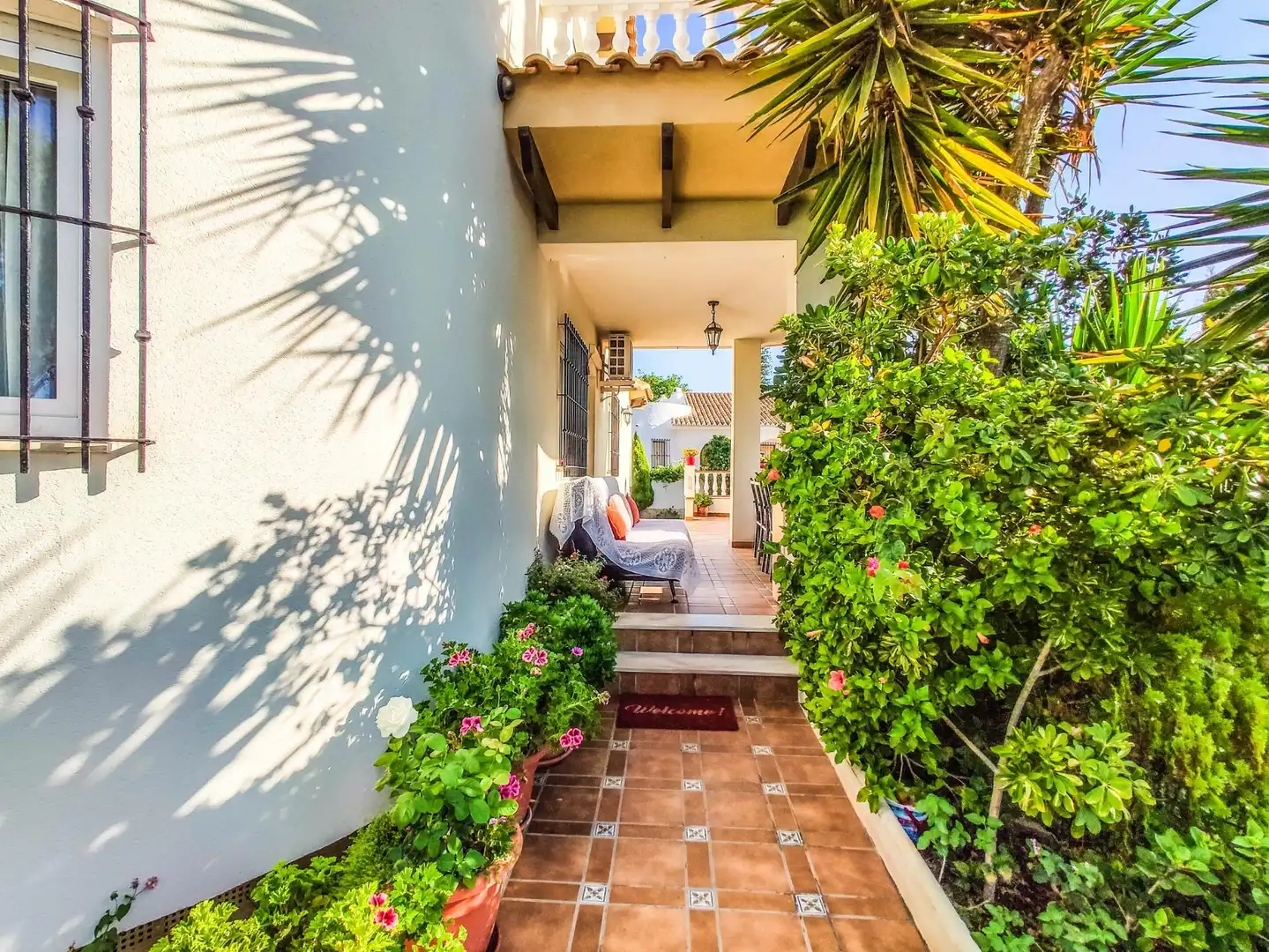 Terrassa de Casa o xalet de lloguer en Orihuela amb Aire condicionat, Jardí privat i Terrassa