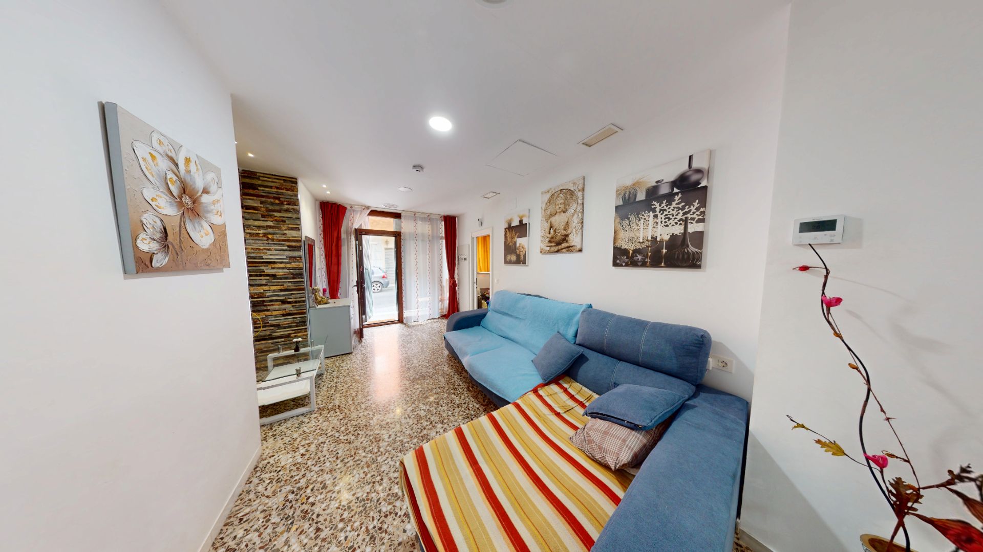 Sala d'estar de Pis en venda en  Almería Capital amb Aire condicionat, Calefacció i Moblat