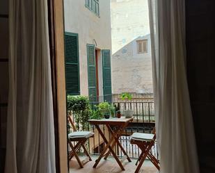 Balcony of Study to share in  Palma de Mallorca  with Air Conditioner and Terrace