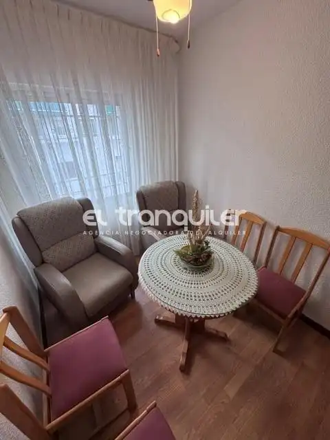 Wohnzimmer von Wohnung zur Miete in Madrid mit Klimaanlage, Terrasse und Möbliert
