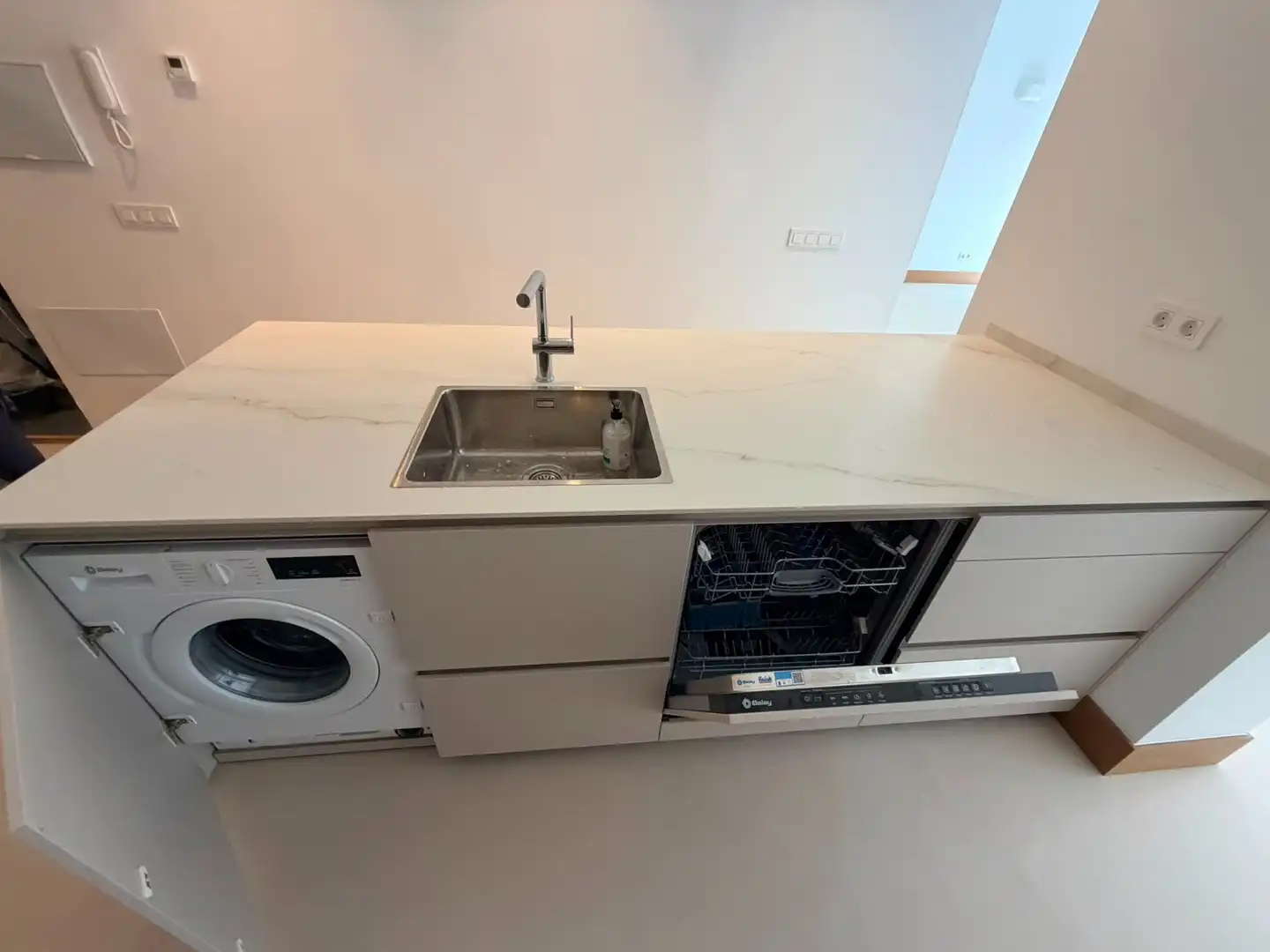 Kitchen of Flat for sale in Madrid  with Air Conditioner, Heating and Balcony
