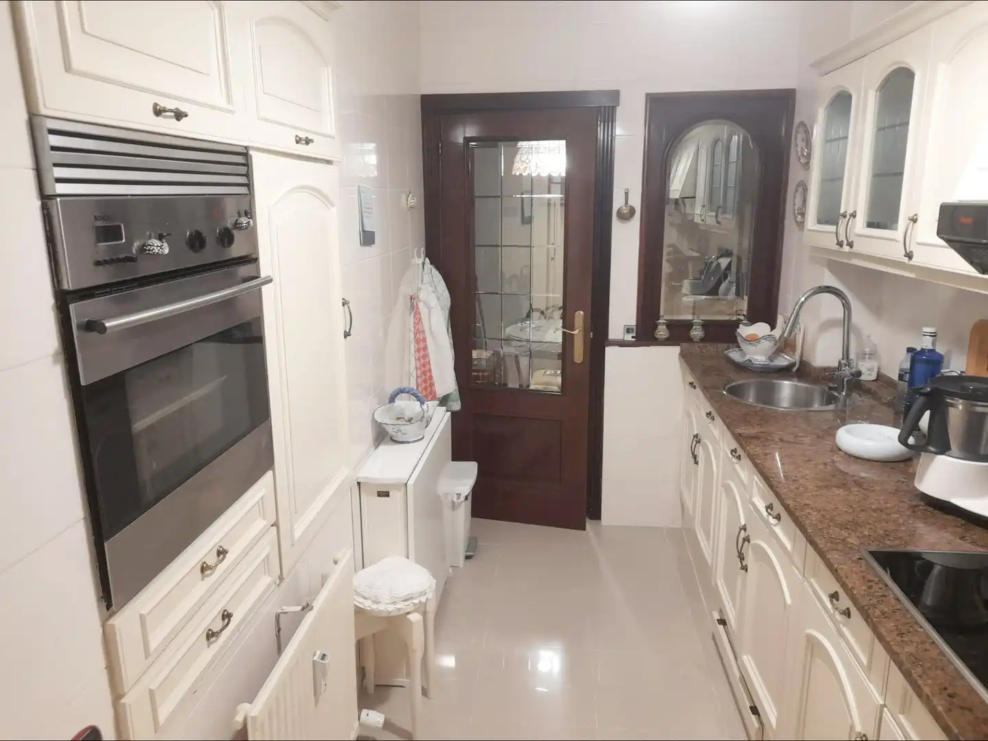Cocina de Piso en venta en Getxo  con Calefacción, Jardín privado y Trastero