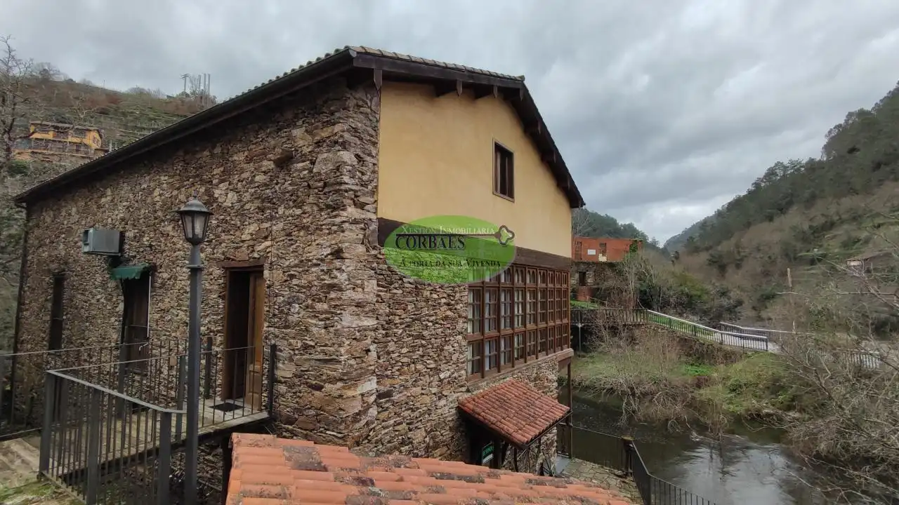 Vista exterior de Finca rústica en venta en A Peroxa  con Calefacción, Terraza y Amueblado