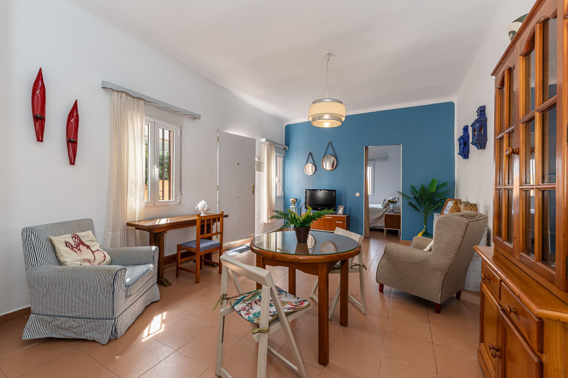 Living room of Flat for sale in  Madrid Capital  with Private garden and Terrace