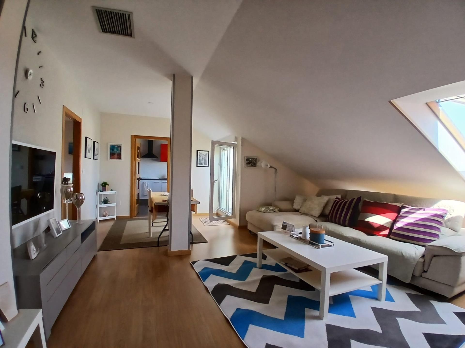Living room of Flat for sale in Muros  with Heating, Terrace and Storage room