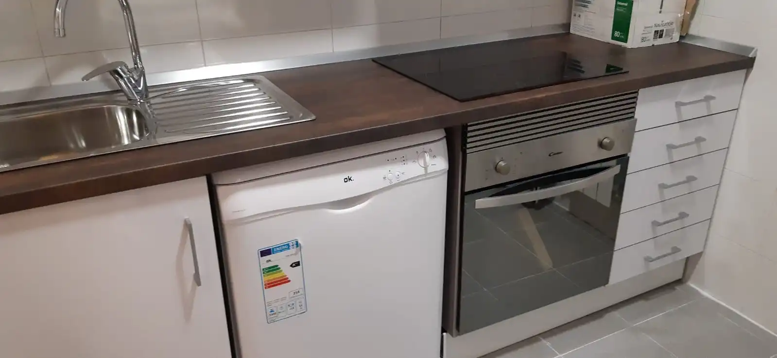 Kitchen of Flat for sale in Alcázar de San Juan  with Heating, Storage room and Furnished