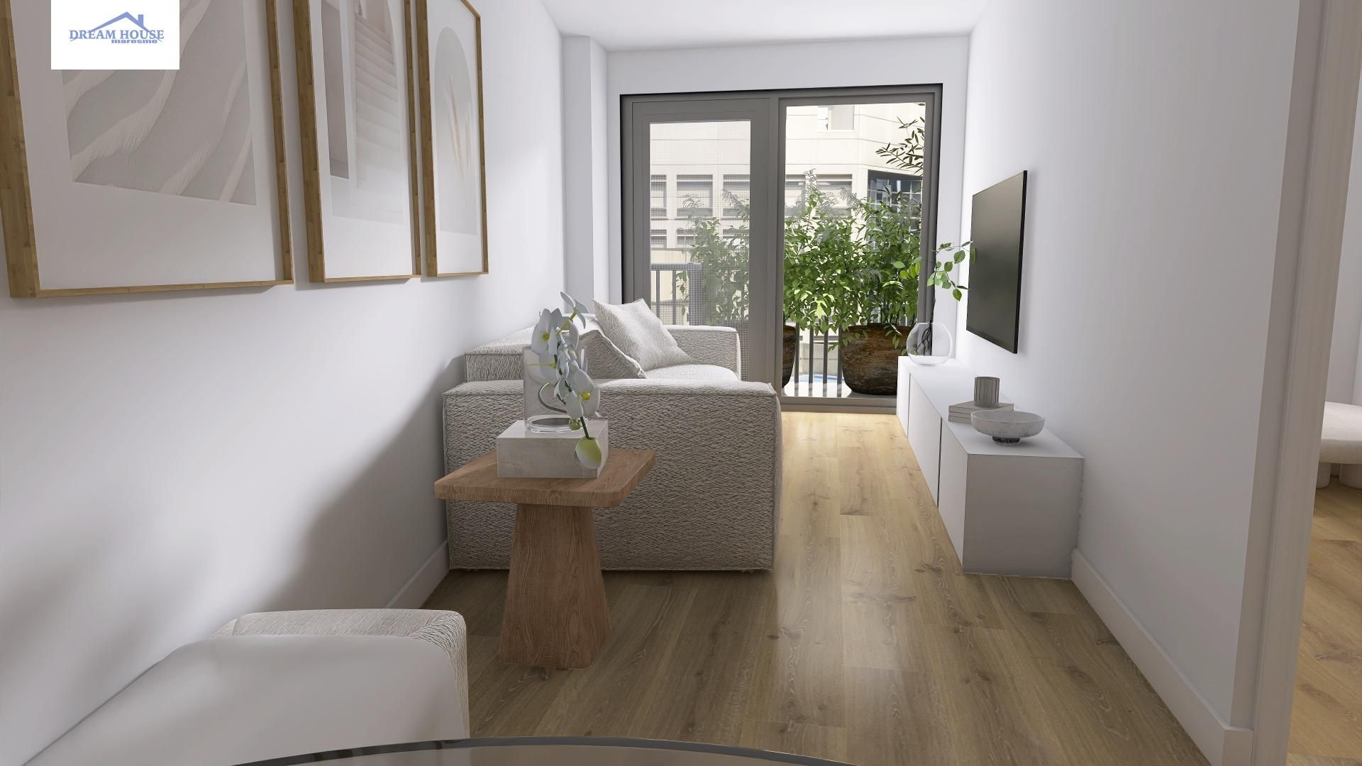 Living room of Apartment for sale in Mataró  with Air Conditioner, Heating and Balcony
