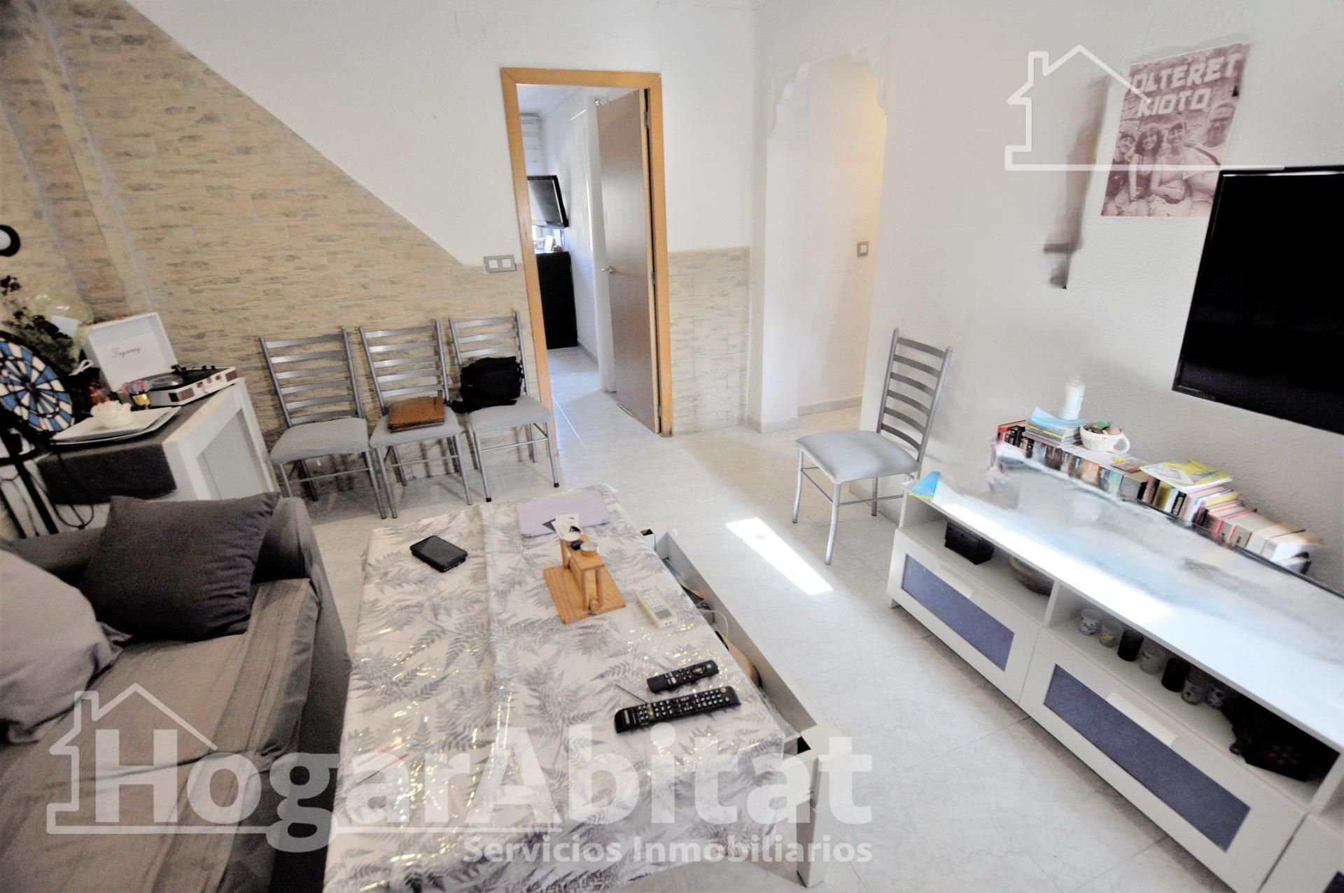 Sala de estar de Piso en venta en  Valencia Capital con Aire acondicionado y Trastero