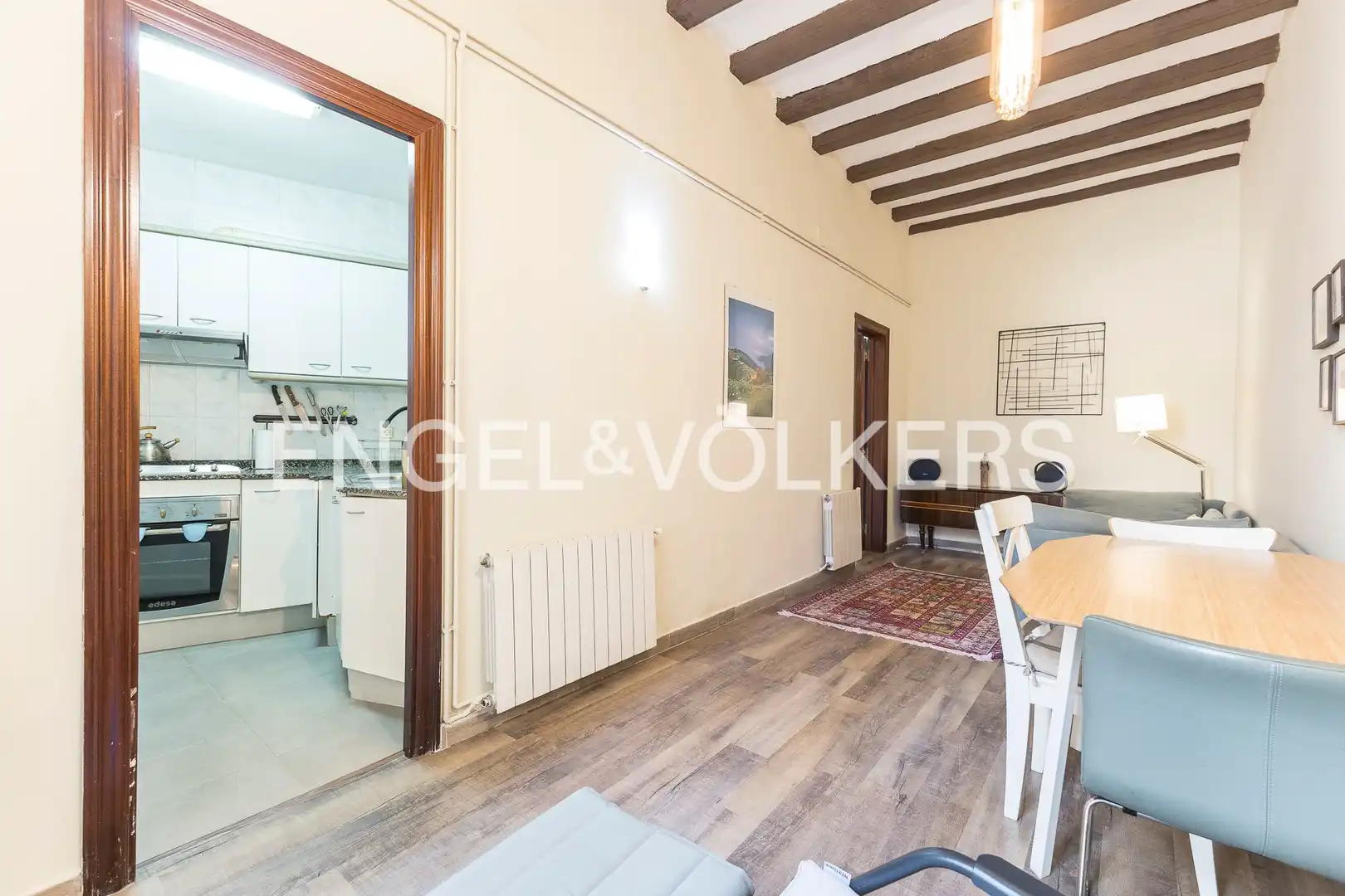 Küche von Wohnung zum Verkauf in Barcelona mit Heizung und Terrasse