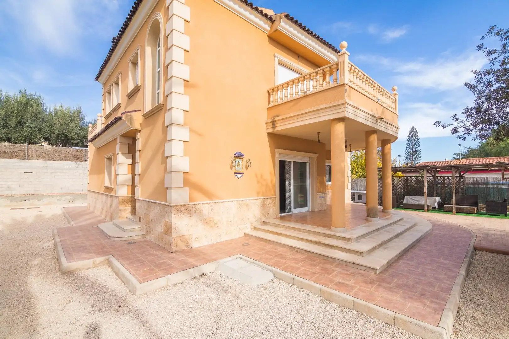 Exterior view of Houses for sale in Elche / Elx  with Air Conditioner, Heating and Private garden
