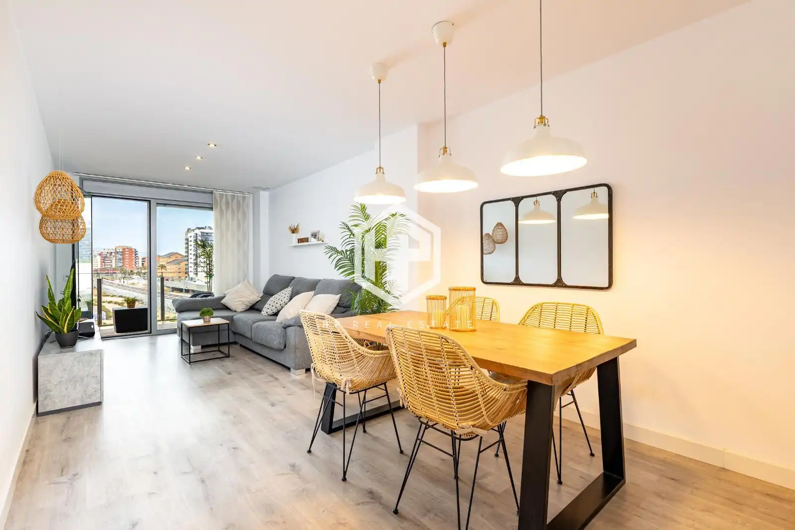 Sala d'estar de Pis en venda en Badalona amb Calefacció, Terrassa i Traster
