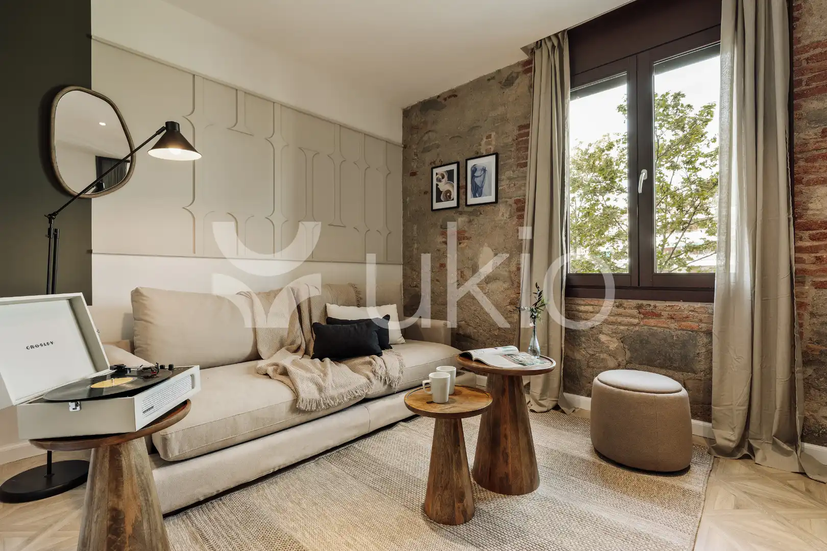 Wohnzimmer von Wohnungen zur Miete in Barcelona mit Klimaanlage, Heizung und Möbliert
