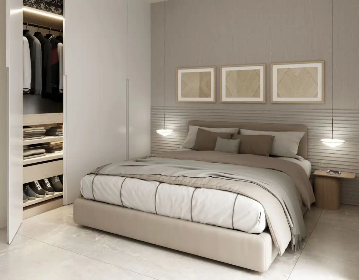 Habitación de Casa adosada en venta en Manilva con Aire acondicionado, Jardín privado y Trastero