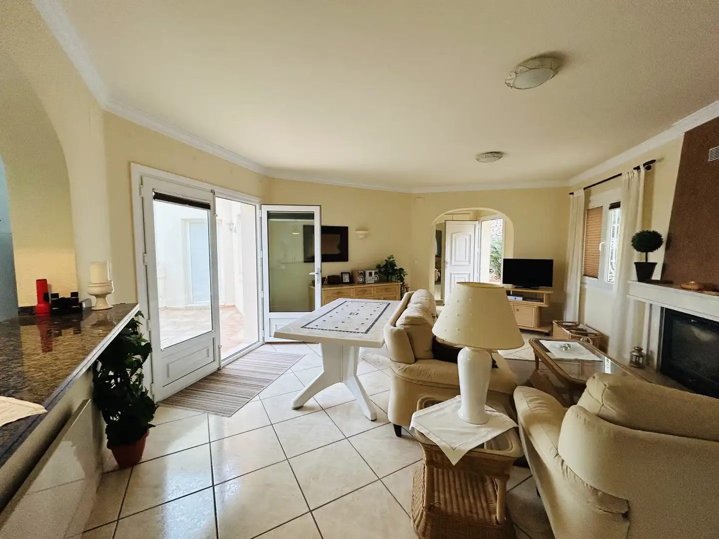 Living room of Houses for sale in Dénia  with Air Conditioner, Private garden and Terrace