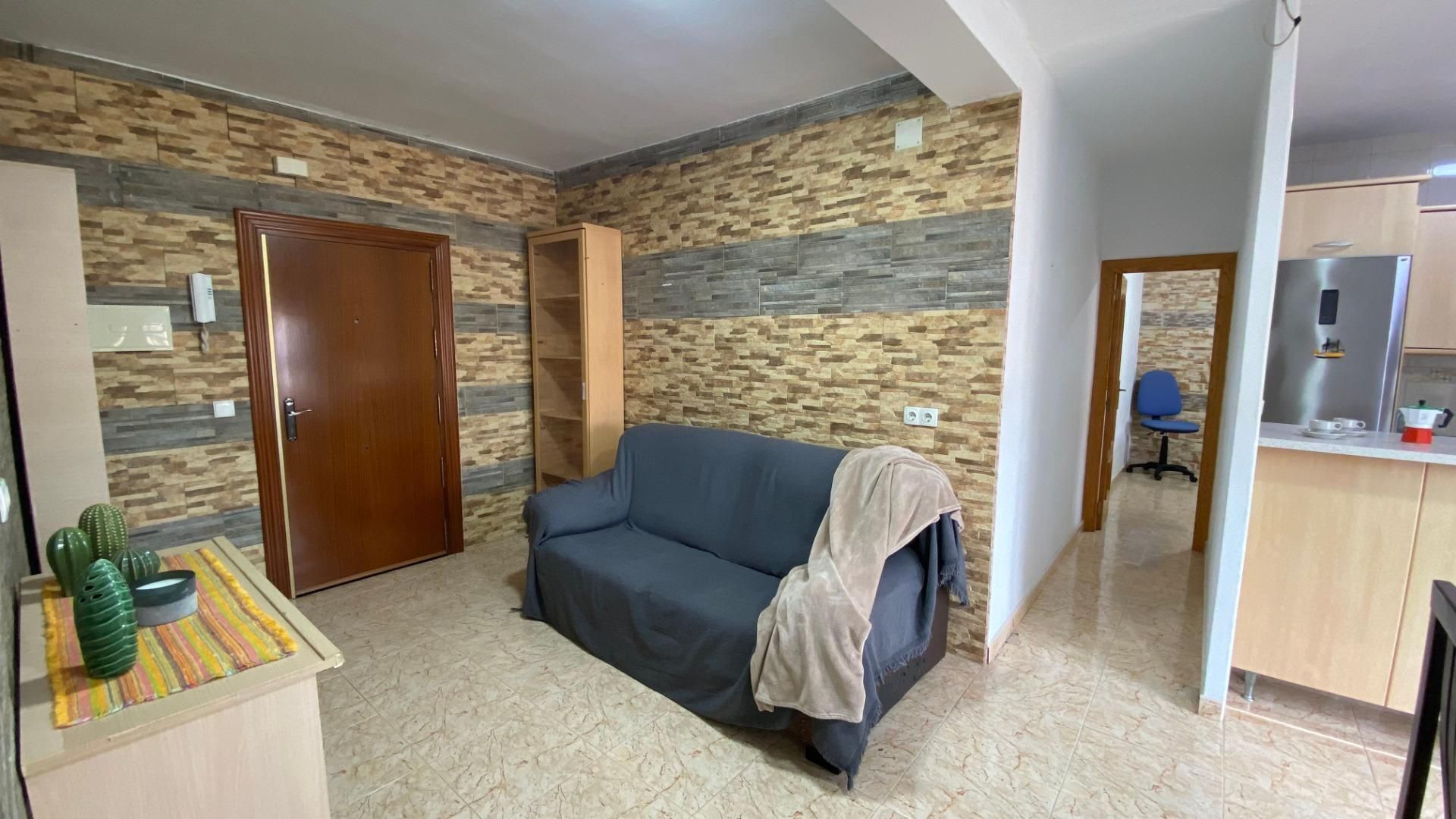 Living room of Flat for sale in  Almería Capital  with Air Conditioner