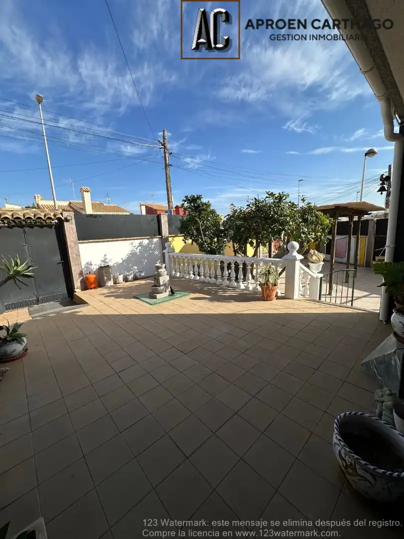 Terraza de Casa o chalet en venta en Cartagena con Aire acondicionado, Calefacción y Jardín privado