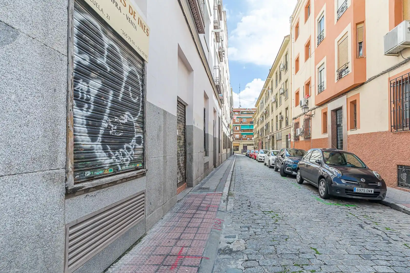 Vista exterior de Local de alquiler en Madrid