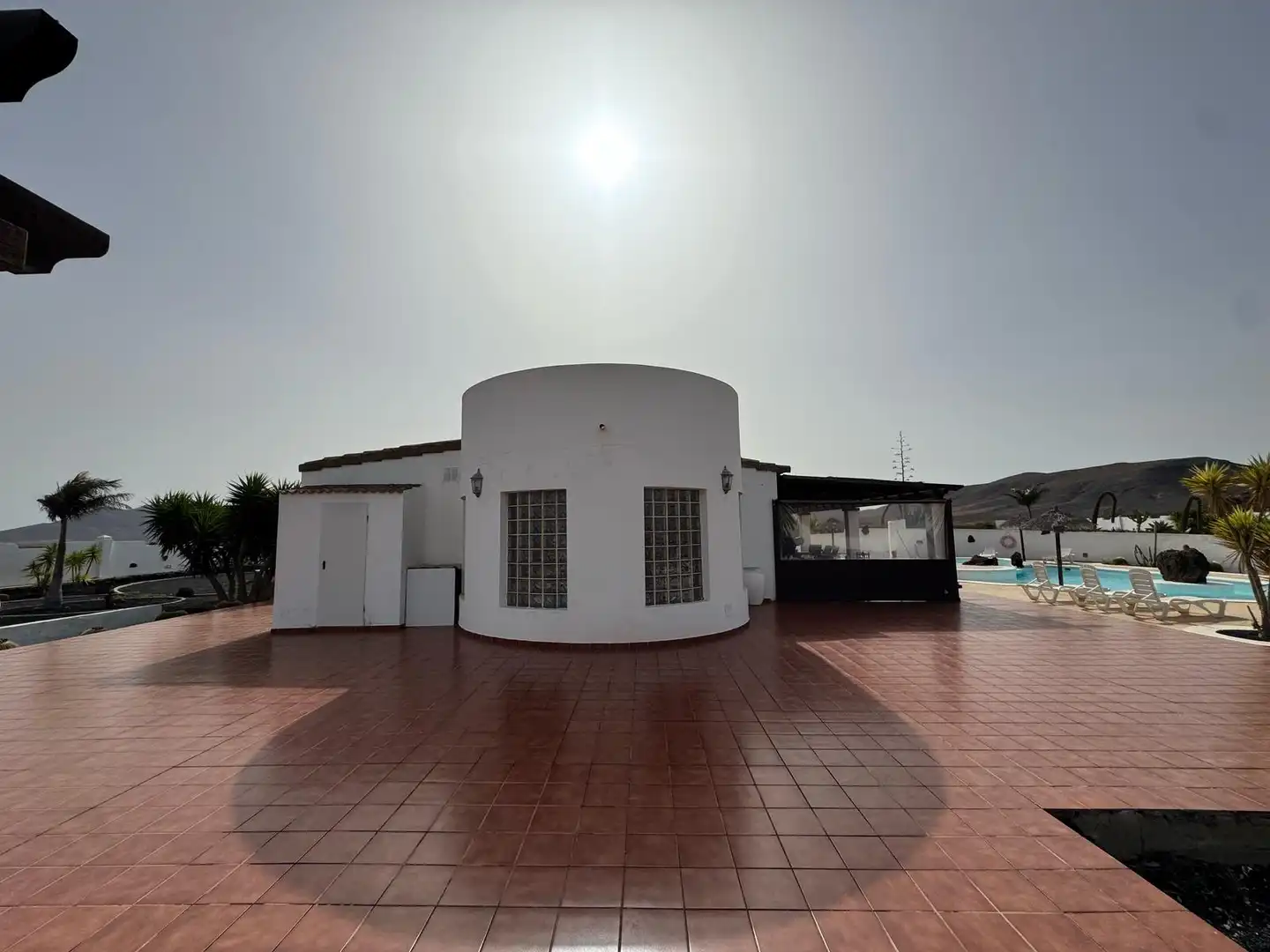 Vista exterior de Casa o chalet en venta en Antigua con Jardín privado, Terraza y Piscina