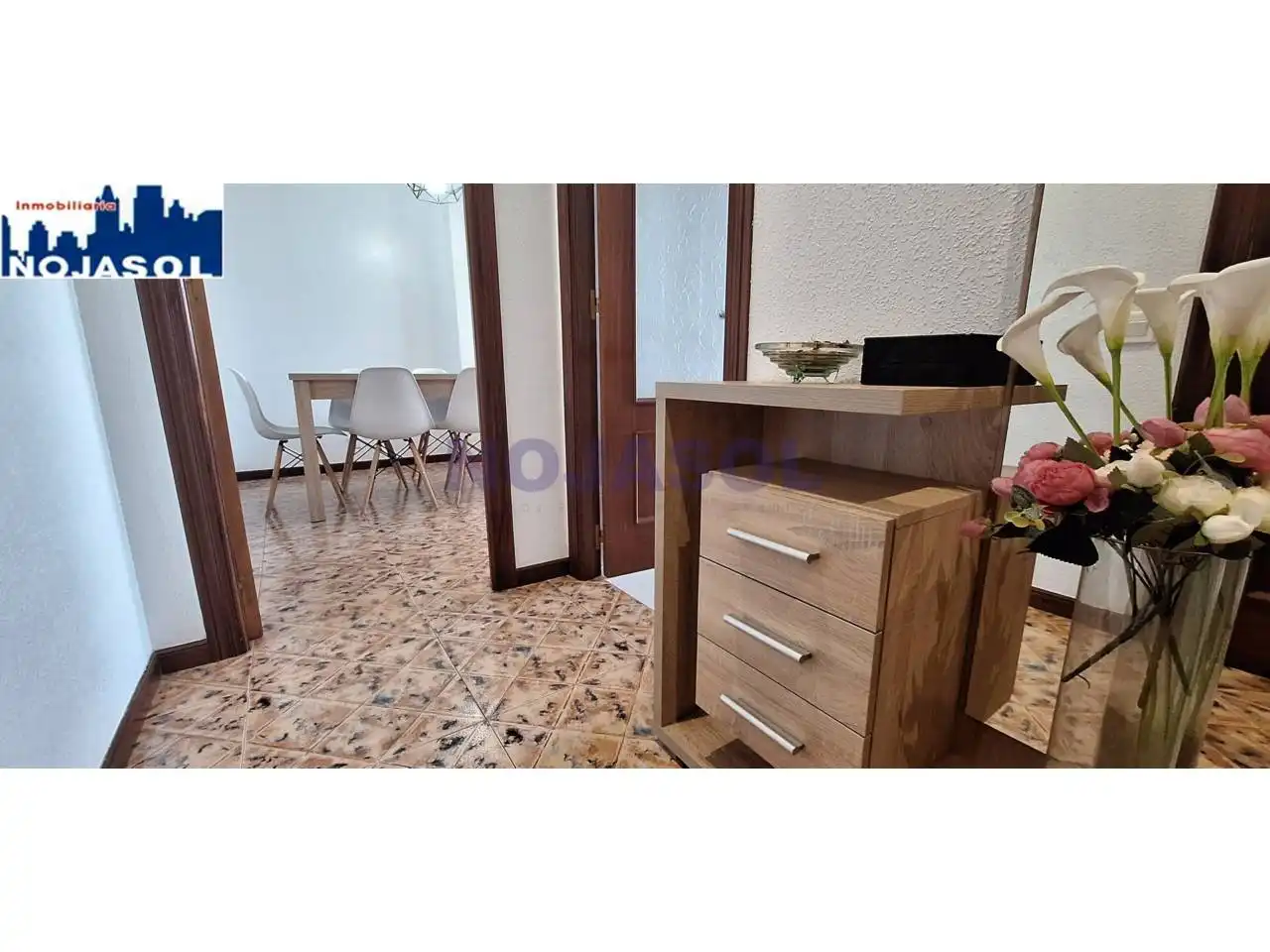 Schlafzimmer von Wohnung zur Miete in Noja mit Heizung, Terrasse und Möbliert