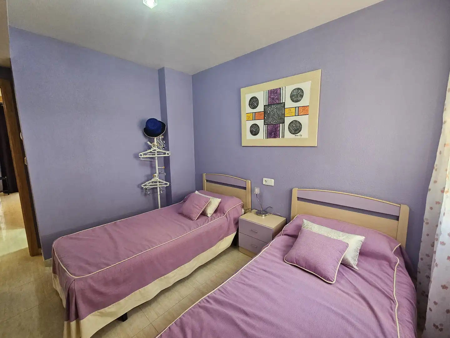 Bedroom of Apartments for rent in Águilas  with Air Conditioner and Balcony