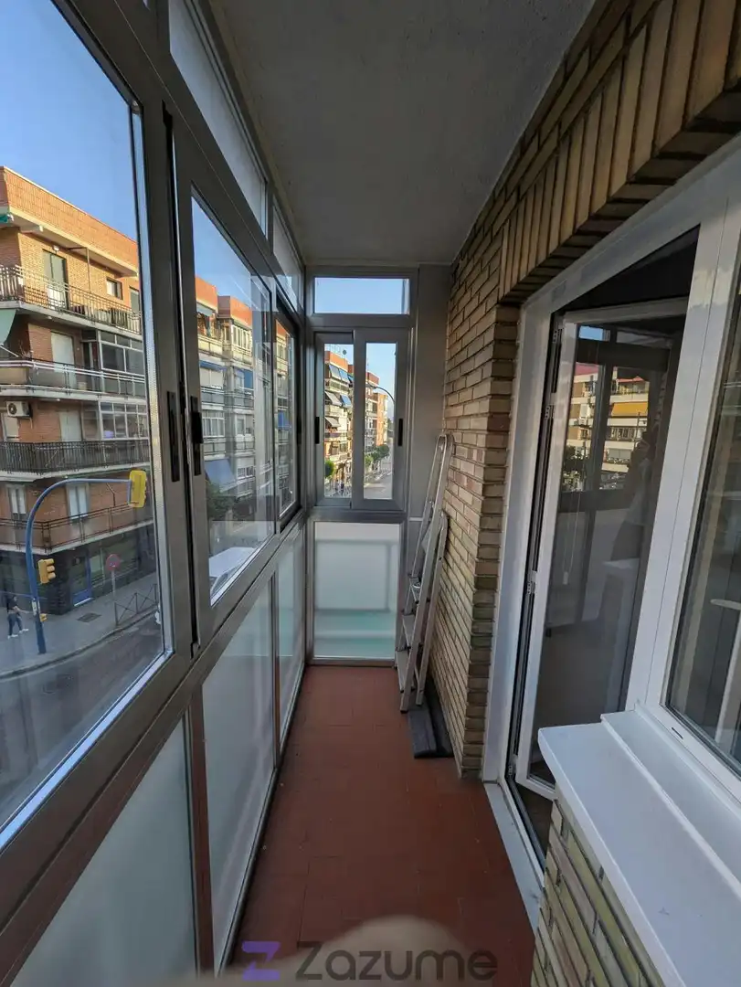 Balcony of Flat for rent in Leganés  with Heating, Terrace and Furnished