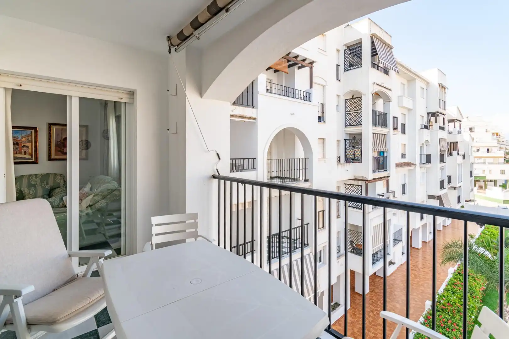 Balcony of Flat for sale in Salobreña  with Private garden, Terrace and Furnished