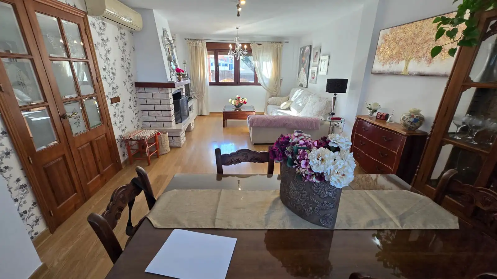 Sala de estar de Casa o chalet en venta en Alhaurín de la Torre con Aire acondicionado, Jardín privado y Terraza