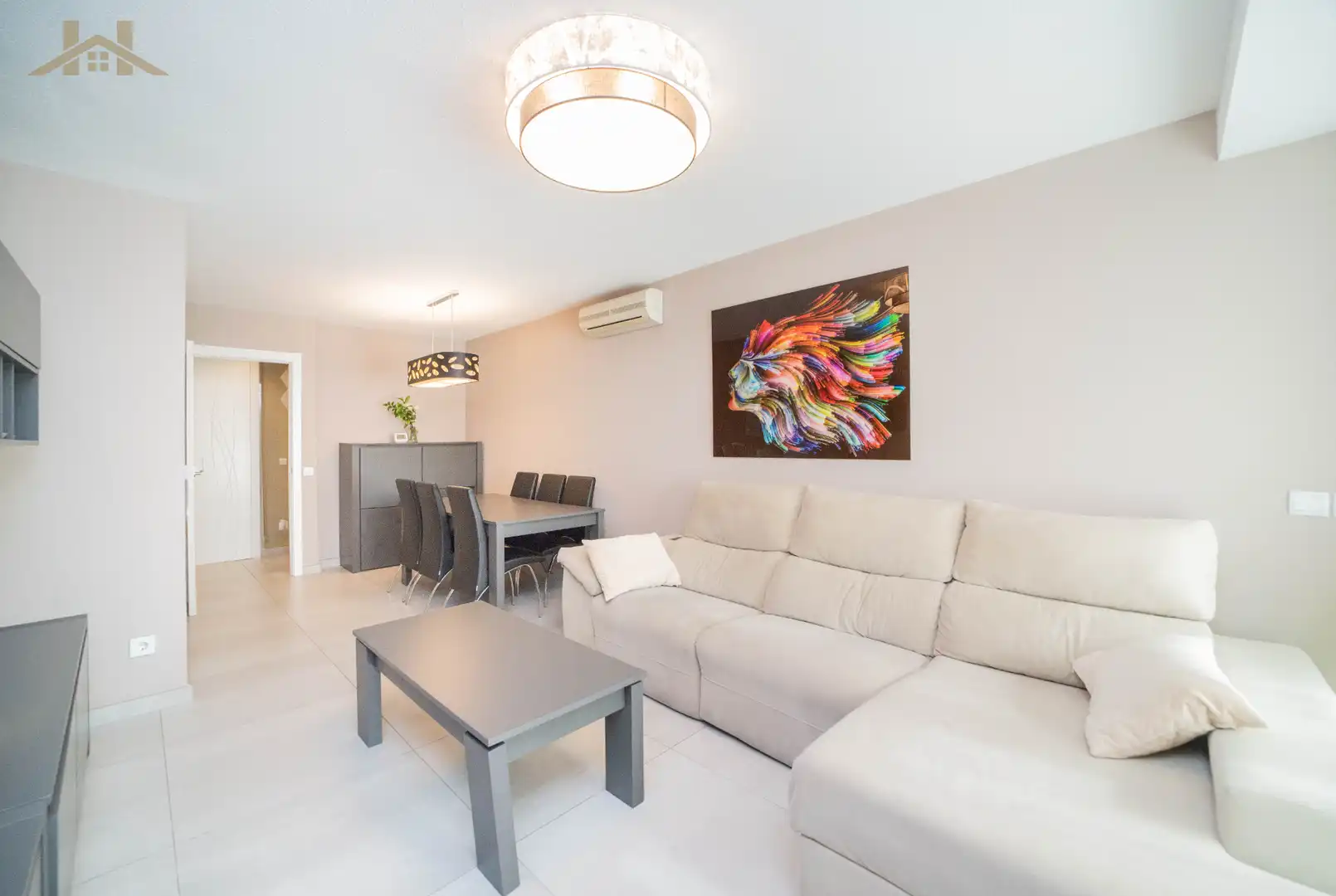 Wohnzimmer von Wohnung zum Verkauf in Alcorcón mit Klimaanlage, Heizung und Möbliert