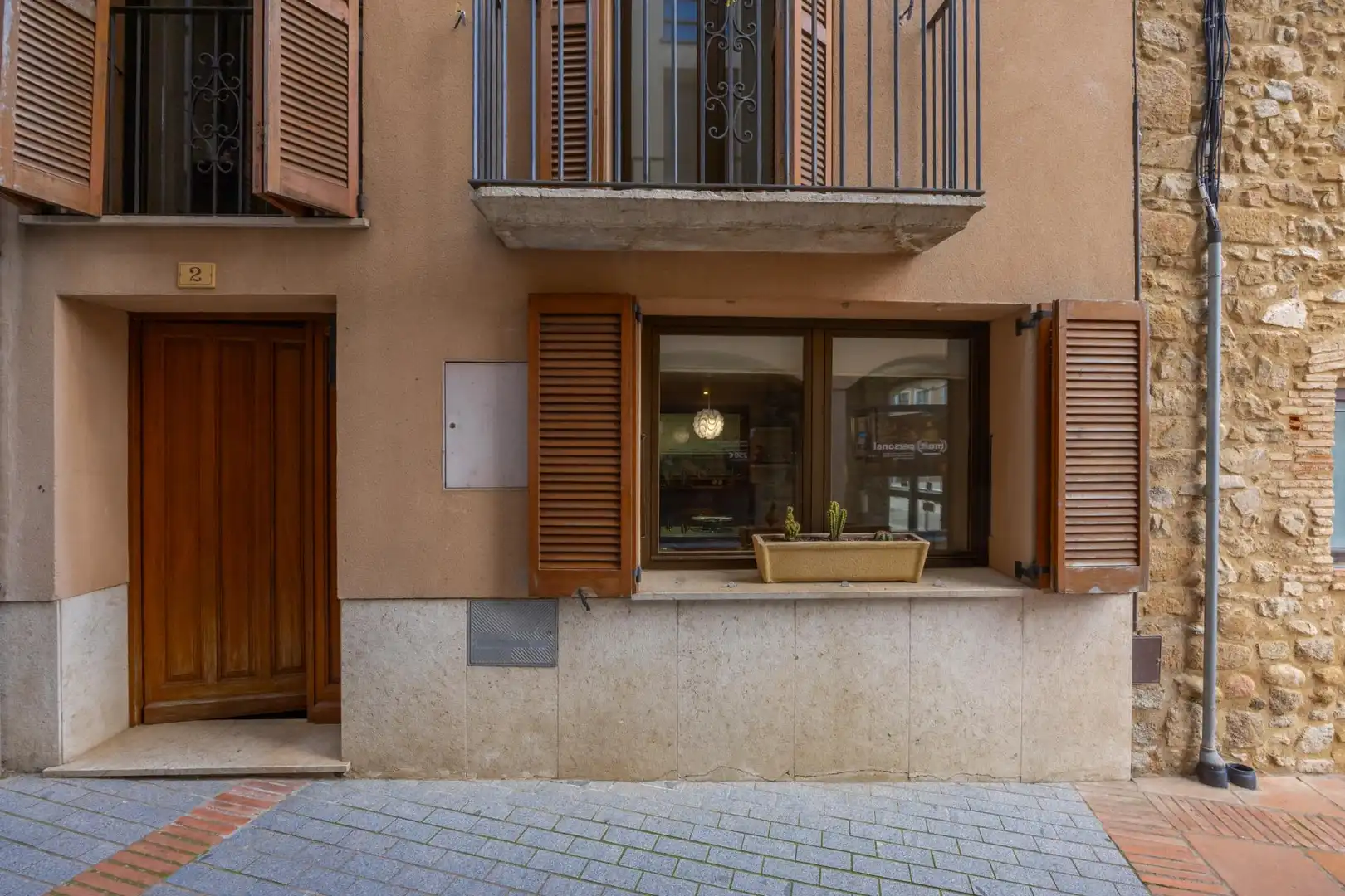 Vista exterior de Casa adosada en venta en Agullana con Horno, Microondas y TV