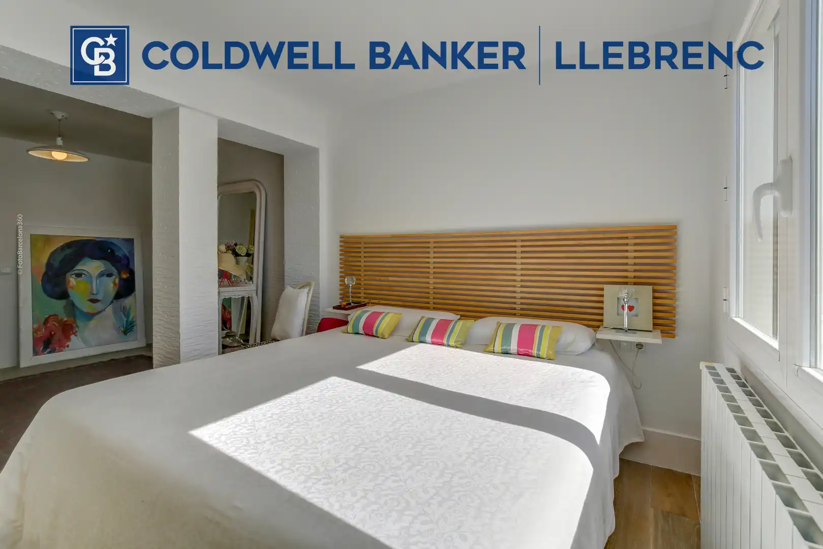 Bedroom of Houses for rent in Barcelona  with Heating, Private garden and Parquet flooring