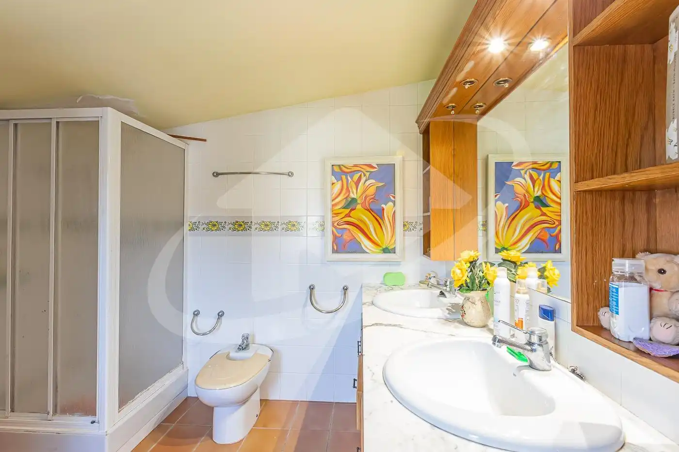 Baño de Casa o chalet en venta en Castellar del Vallès con Calefacción, Jardín privado y Trastero