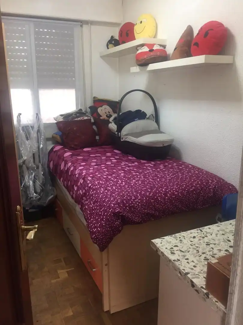 Bedroom of Flat for sale in Madrid  with Heating, Parquet flooring and Terrace