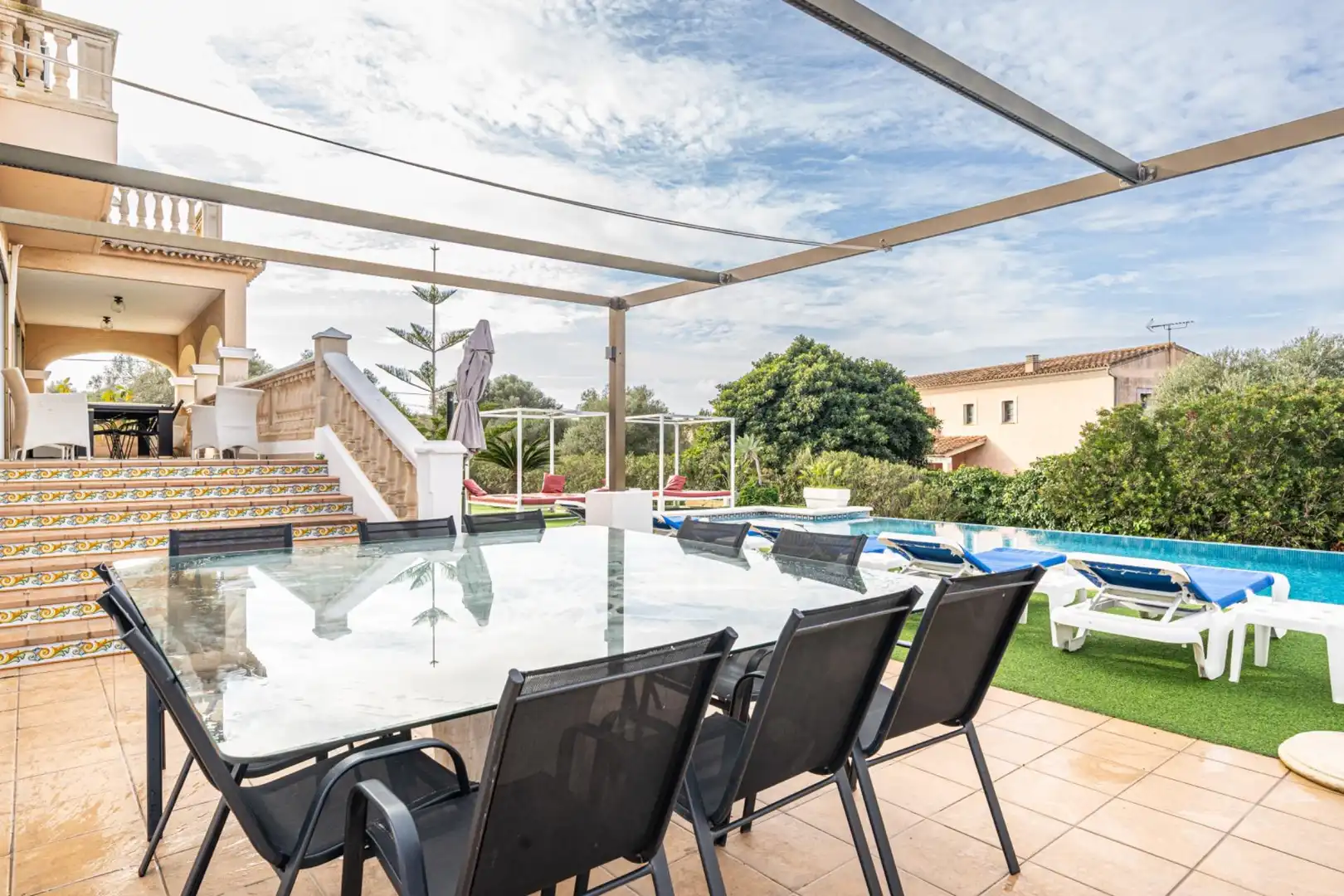 Terraza de Casa o chalet en venta en  Palma de Mallorca con Aire acondicionado, Calefacción y Jardín privado