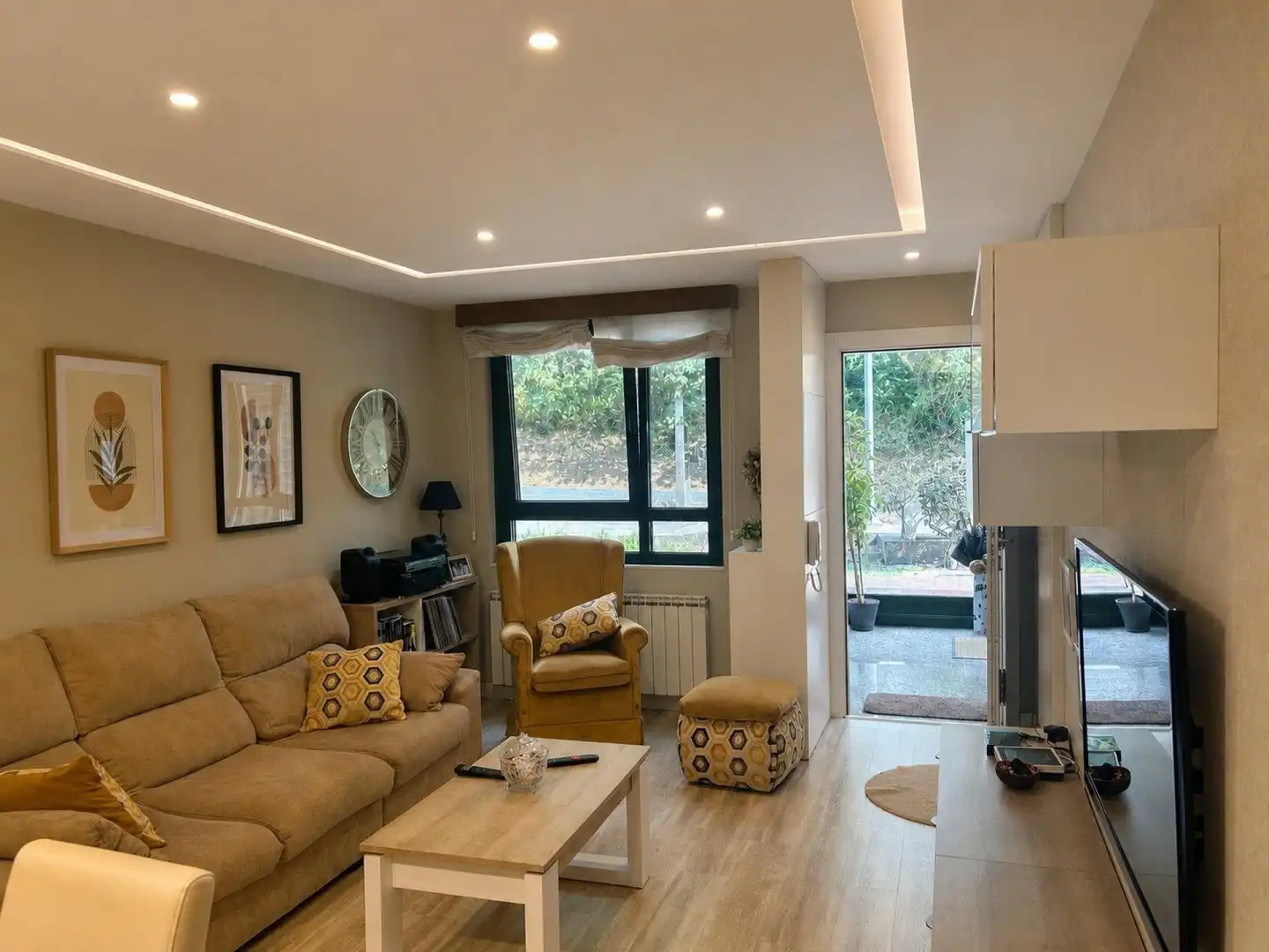 Living room of Flat for sale in Teo  with Heating