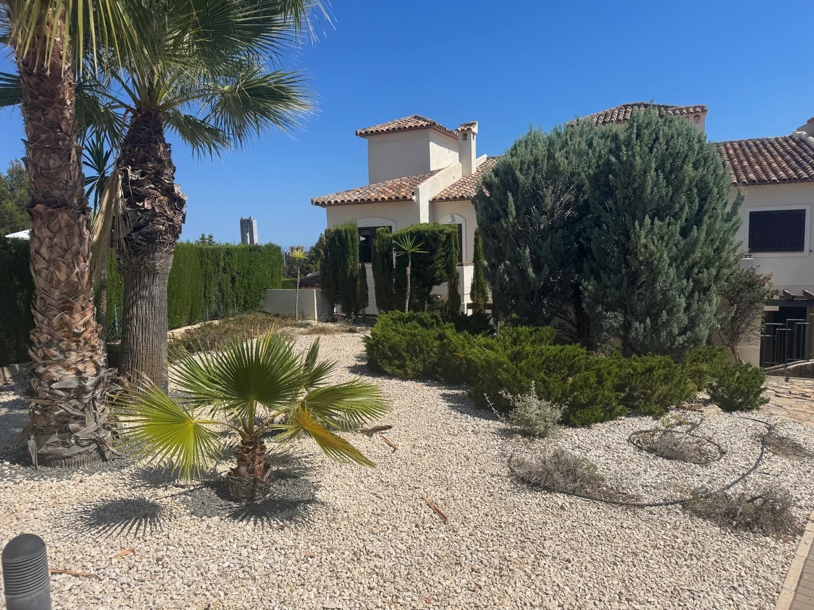 Vista exterior de Casa o chalet en venta en Finestrat con Calefacción, Jardín privado y Terraza