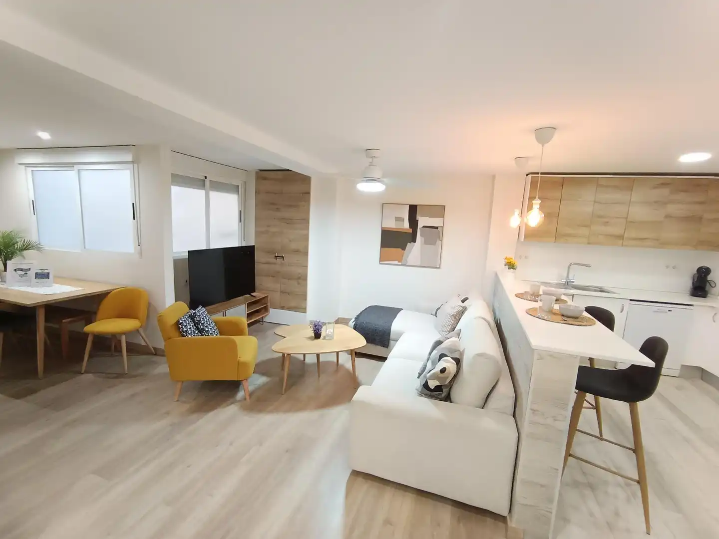 Sala de estar de Piso en venta en Murcia con Aire acondicionado, Calefacción y Amueblado