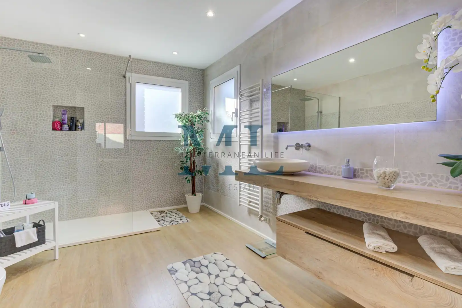 Baño de Casa o chalet en venta en Sant Pere de Ribes con Calefacción, Jardín privado y Piscina